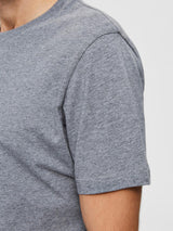 Selected Homme Norman 180 - Basic T-shirt i økologisk bomuld - HUSET Men & Women