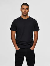 Selected Homme Norman 180 - Basic T-shirt i økologisk bomuld - HUSET Men & Women