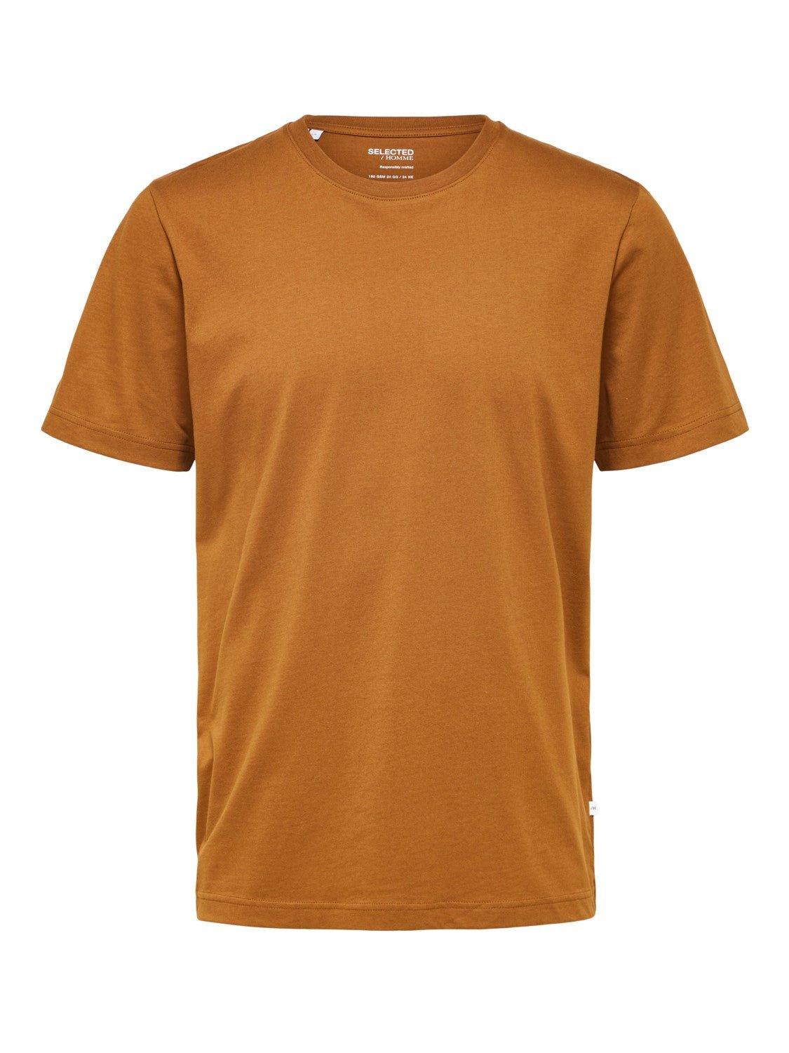 Selected Homme Norman 180 - Basic T-shirt i økologisk bomuld - HUSET Men & Women
