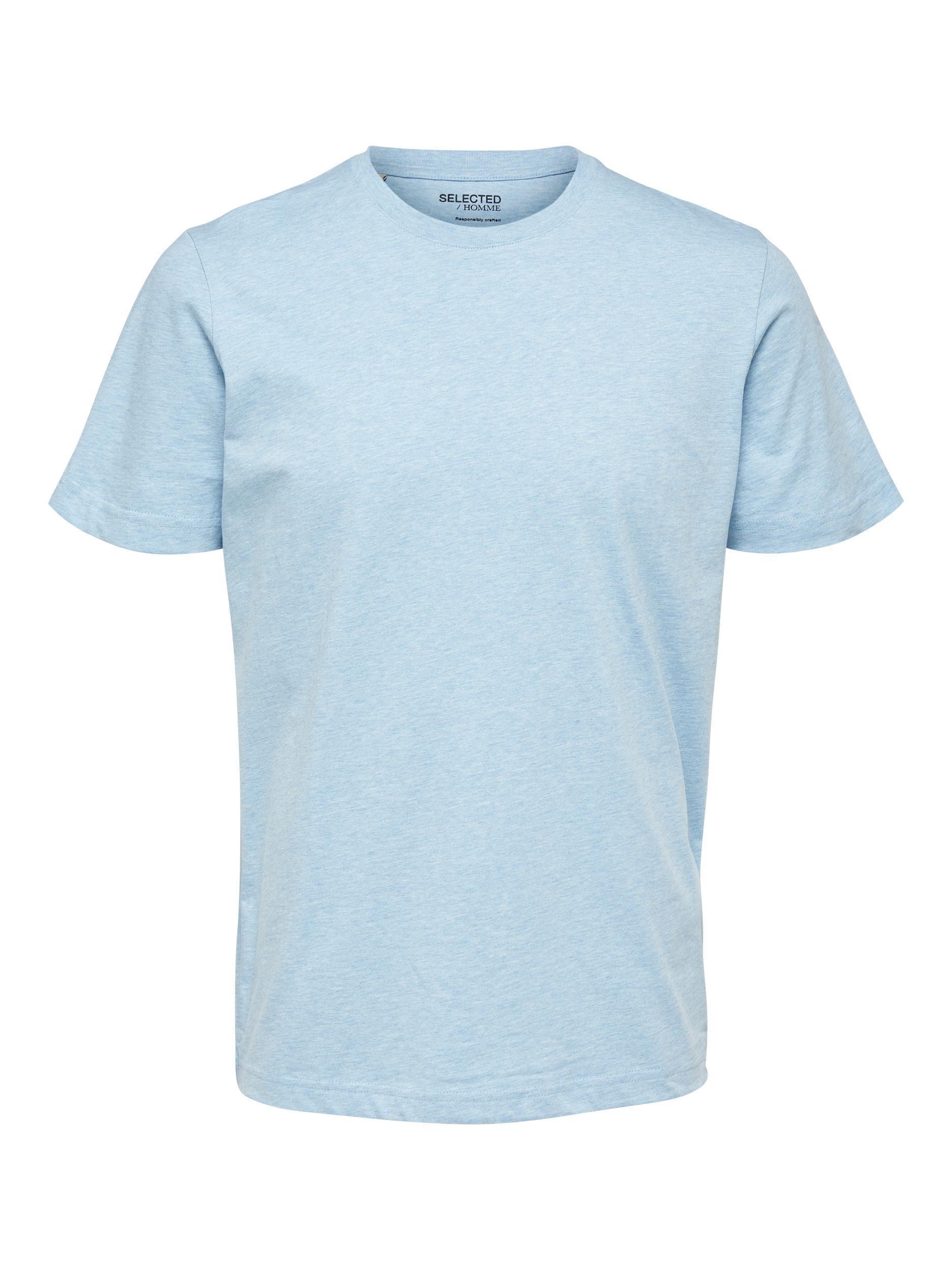 Selected Homme Norman 180 - Basic T-shirt i økologisk bomuld - HUSET Men & Women