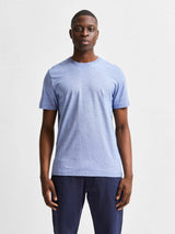 Selected Homme Norman 180 - Melange T-shirt i økologisk bomuld - HUSET Men & Women