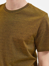 Selected Homme Norman 180 - Melange T-shirt i økologisk bomuld - HUSET Men & Women