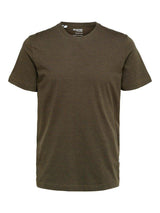 Selected Homme Norman 180 - Melange T-shirt i økologisk bomuld - HUSET Men & Women