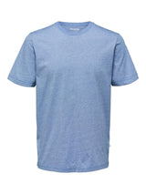 Selected Homme Norman 180 - Melange T-shirt i økologisk bomuld - HUSET Men & Women