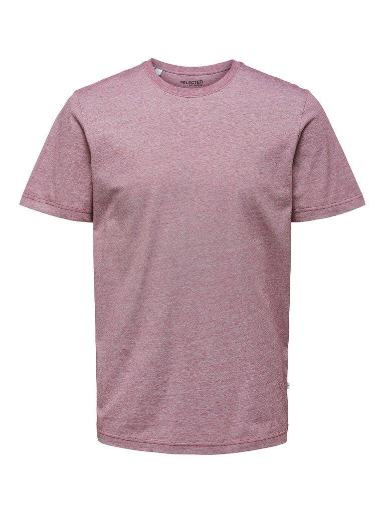 Selected Homme Norman 180 - Melange T-shirt i økologisk bomuld - HUSET Men & Women