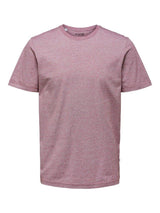 Selected Homme Norman 180 - Melange T-shirt i økologisk bomuld - HUSET Men & Women