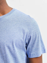 Selected Homme Norman 180 - Melange T-shirt i økologisk bomuld - HUSET Men & Women