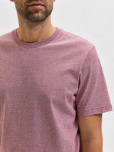 Selected Homme Norman 180 - Melange T-shirt i økologisk bomuld - HUSET Men & Women