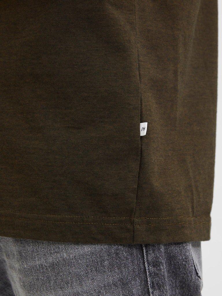 Selected Homme Norman 180 - Melange T-shirt i økologisk bomuld - HUSET Men & Women