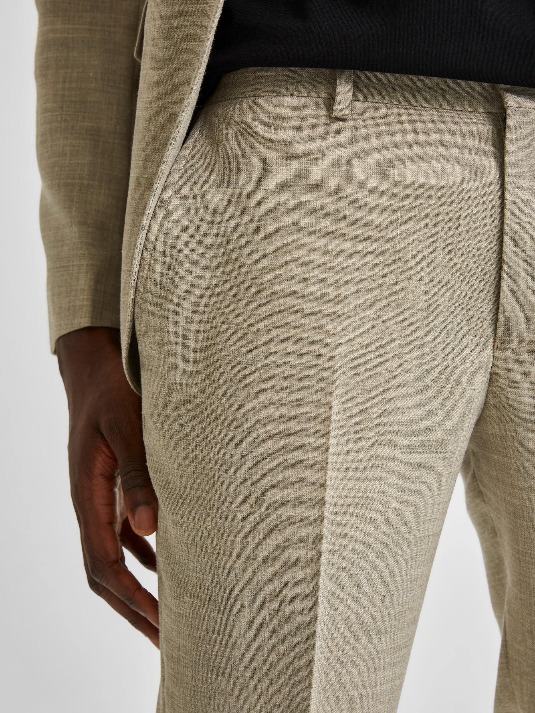 Selected Homme Oasis Sand - Slimfit habitbukser - HUSET Men & Women