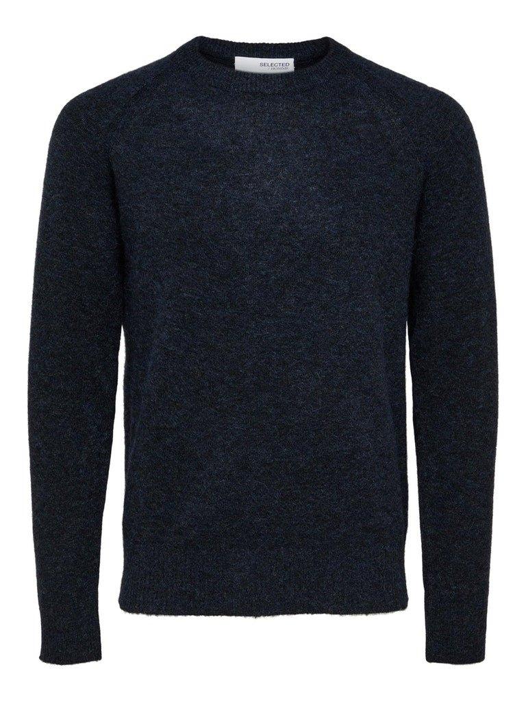 Selected Homme Rai - Rundhalset strik - HUSET Men & Women
