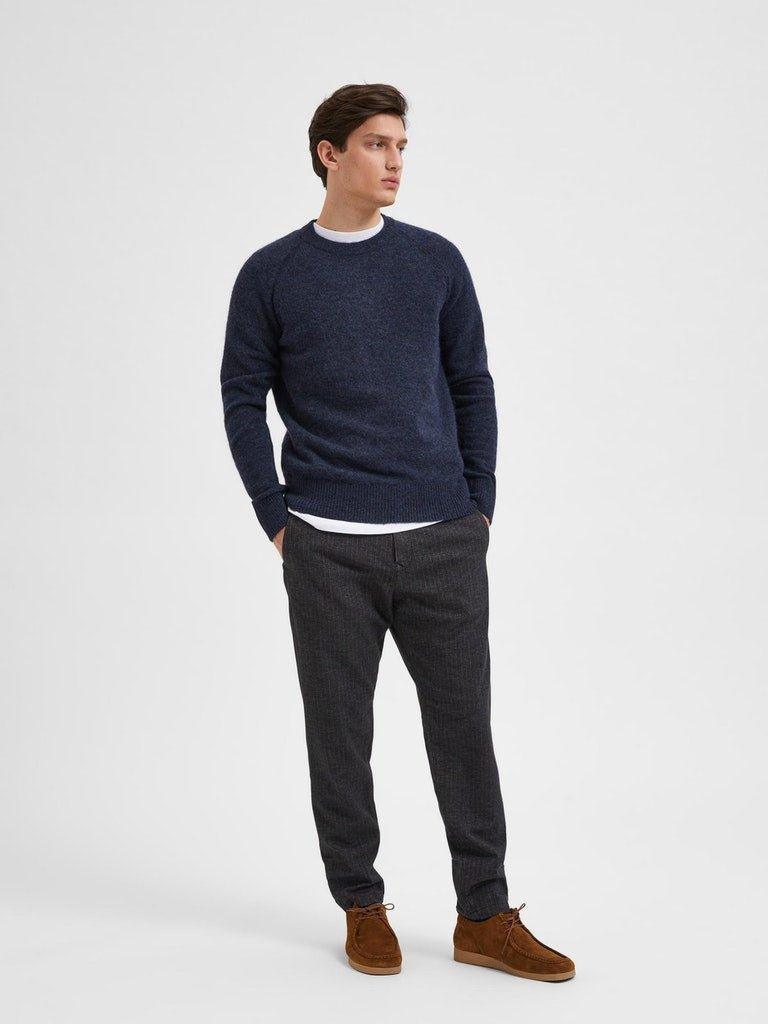 Selected Homme Rai - Rundhalset strik - HUSET Men & Women