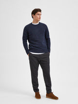 Selected Homme Rai - Rundhalset strik - HUSET Men & Women