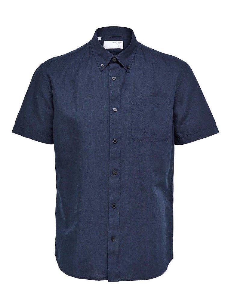 Selected Homme Rick - Hørmix skjorte i regular fit - HUSET Men & Women