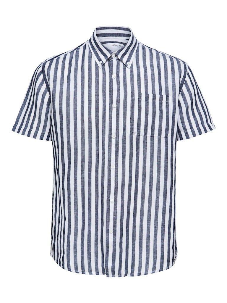 Selected Homme Rick - Hørmix skjorte i regular fit - HUSET Men & Women