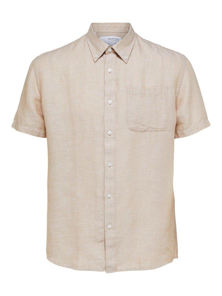 Selected Homme Rick - Hørmix skjorte i regular fit - HUSET Men & Women