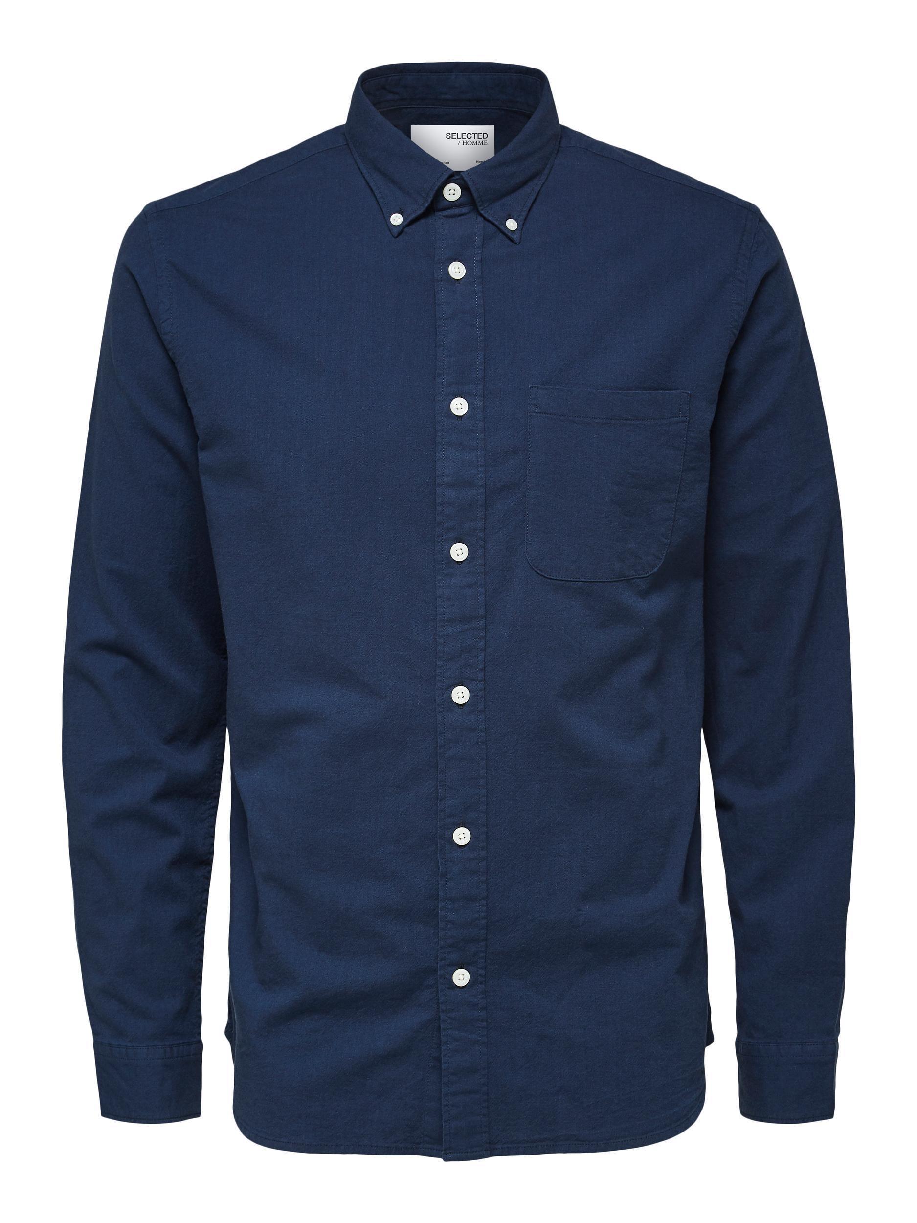 Selected Homme Rick - Regularfit oxford skjorte - HUSET Men & Women
