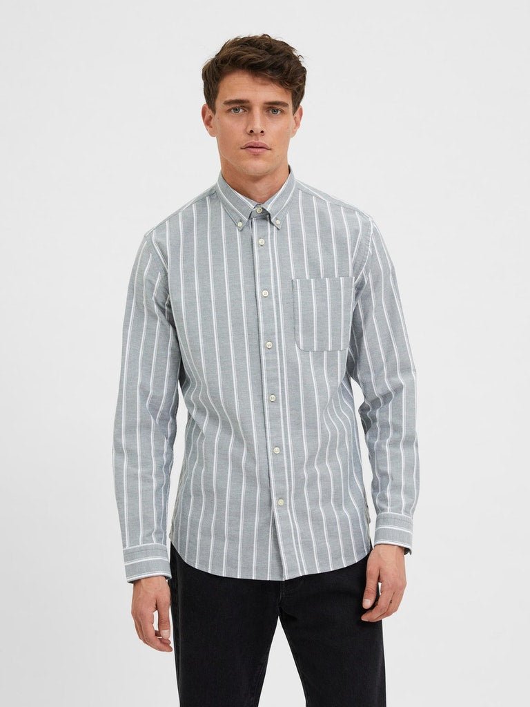 Selected Homme Rick - Regularfit oxford skjorte m. flex - HUSET Men & Women (4864578912335)