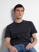 Selected Homme Sander - Seersucker t-shirt - HUSET Men & Women (8748410405211)