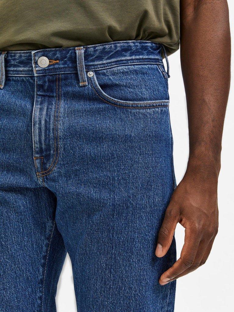 Selected Homme Straight Scott - blå 24304 jeans - HUSET Men & Women