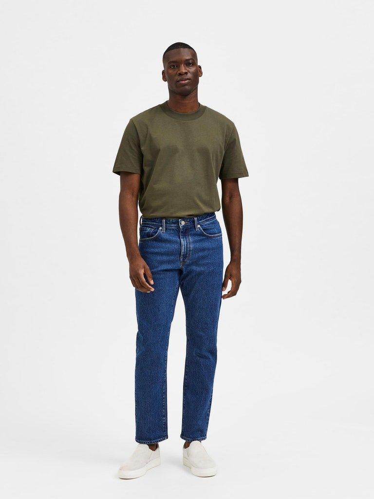 Selected Homme Straight Scott - blå 24304 jeans - HUSET Men & Women