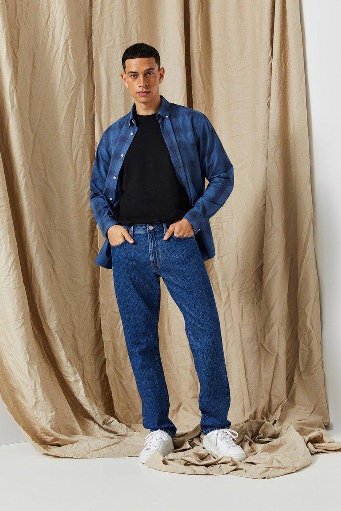 Selected Homme Straight Scott - blå 24304 jeans - HUSET Men & Women