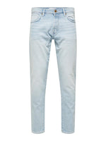 Selected Homme Toby - Lyseblå Taperedfit jeans - HUSET Men & Women (7607365763324)