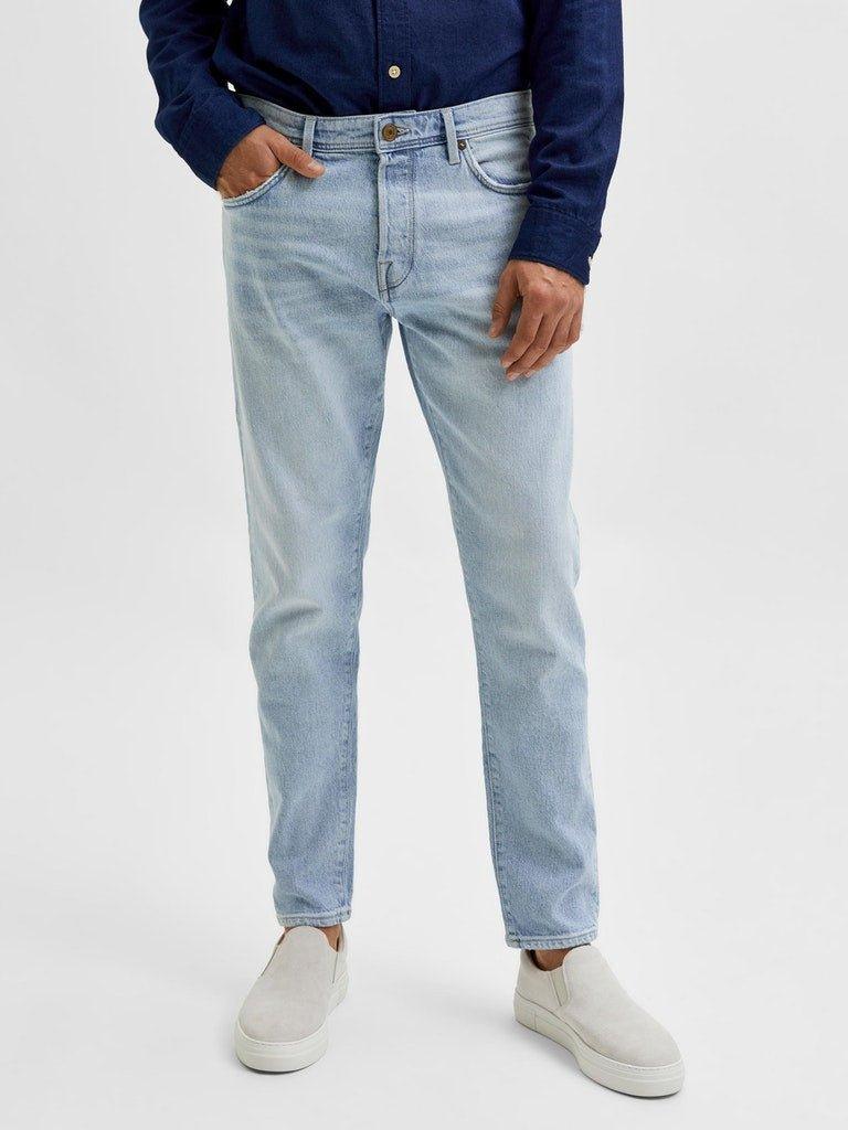 Selected Homme Toby - Lyseblå Taperedfit jeans - HUSET Men & Women