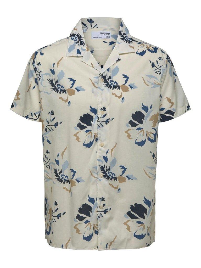 Selected Homme Viggo - Printet modal skjorte - HUSET Men & Women