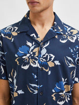 Selected Homme Viggo - Printet modal skjorte - HUSET Men & Women