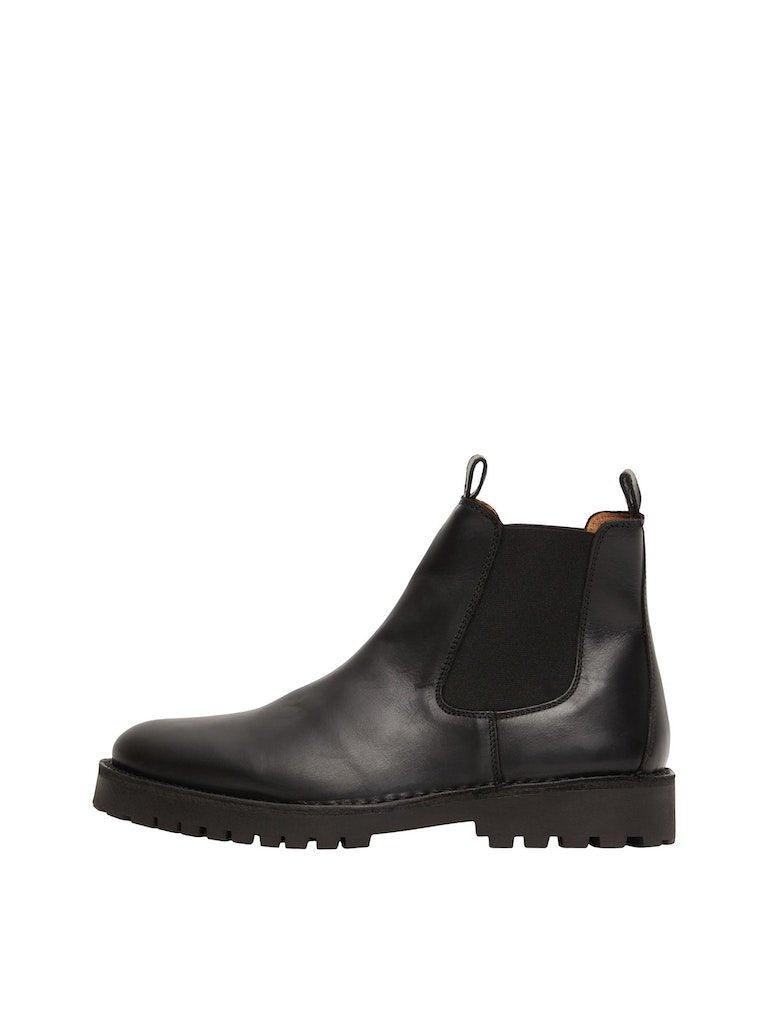 Selectred Homme Ricky - Læder chelsea støvle - HUSET Men & Women