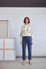 Vila Aimiee - Strikbluse - HUSET Men & Women