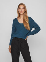 Vila Debra - Reverse strikket top - HUSET Men & Women