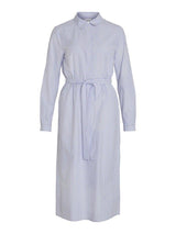 Vila Mie - Stribet skjortekjole - HUSET Men & Women