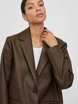 Vila Sumaya - PU blazer - HUSET Men & Women